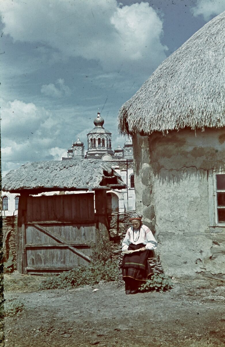 Церковь Рождества Христова, Кочетовка (Хохольский район, Воронежская область). архивная фотография, Фото 1942 г. Тамаш Конак.  Из венгерского архива