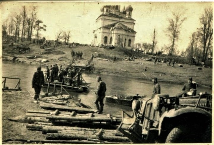 Большие Горбы, архивная фотография. Церковь Николая Чудотворца, Большие Горбы, урочище (Старорусский район, Новгородская область)