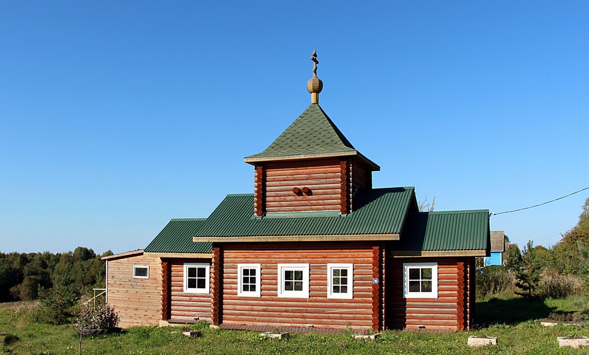 Неизвестная церковь, Великий Двор (Тотемский район, Вологодская область). фасады