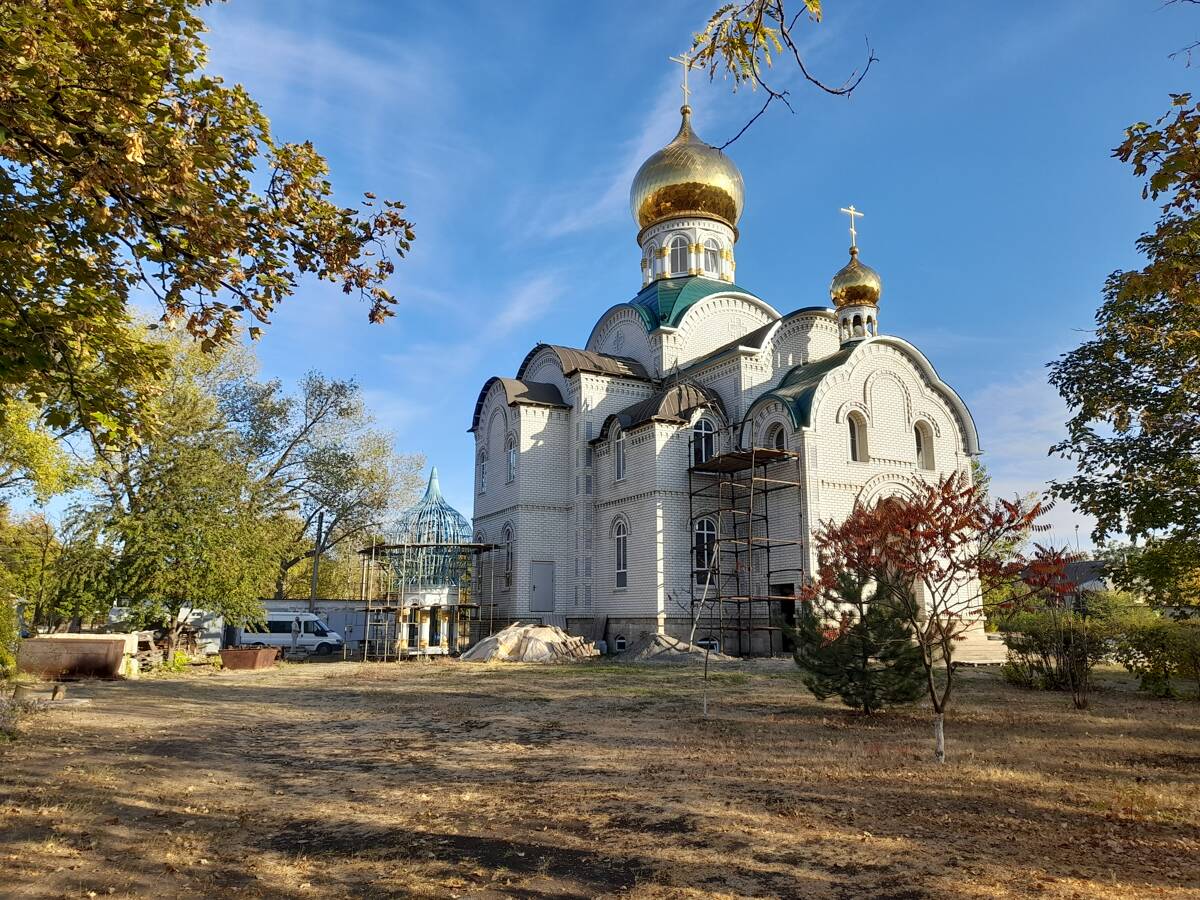 Церковь Усекновения главы Иоанна Предтечи, Свердловск (Свердловский район, Украина, Луганская область). документальные фотографии