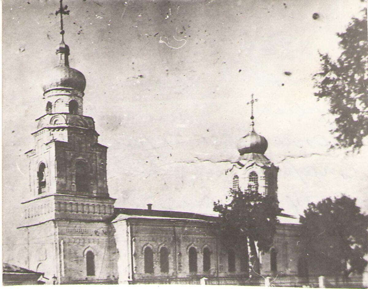 Церковь Успения Пресвятой Богородицы, Казеевка (Инсарский район, Республика Мордовия). архивная фотография, Старое фото из фондов Инсарского историко-краеведческого музея