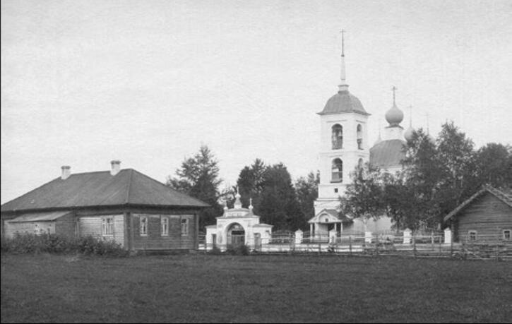 Церковь Рождества Христова, Крутово, урочище (Первомайский район, Ярославская область). архивная фотография, Фото конца 19-начало 20 века из частного архива.