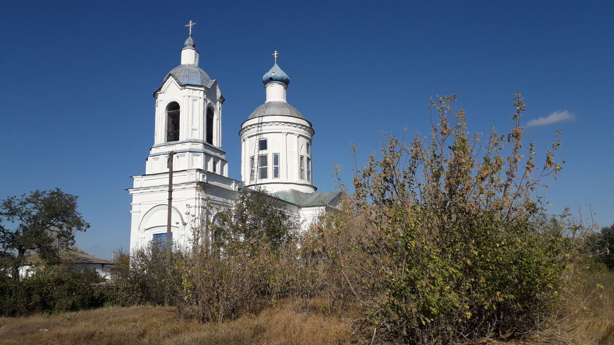 Церковь Чуда Михаила Архангела в Хонех, Старый Айдар (Станично-Луганский район, Украина, Луганская область). фасады
