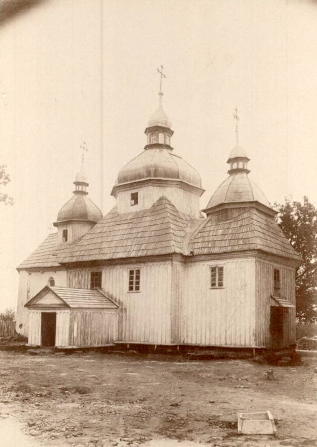 Церковь Успения Пресвятой Богородицы (старая), Глинск (Ровенский район, Украина, Ровненская область). архивная фотография, Фото 1890-ых годов из фондов Государственного исторического музея