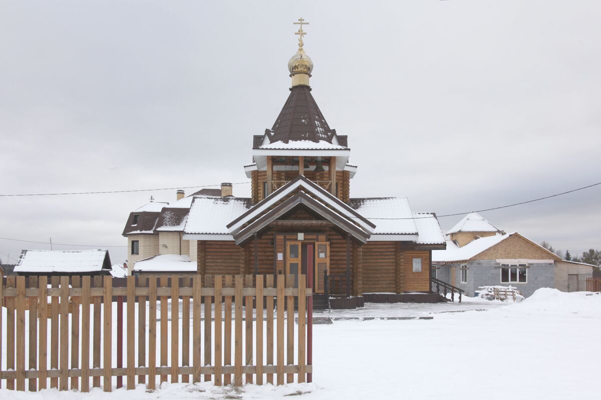 Церковь Николая Чудотворца, Становая (Берёзовский (Берёзовский ГО), Свердловская область). фасады, Вид с запада