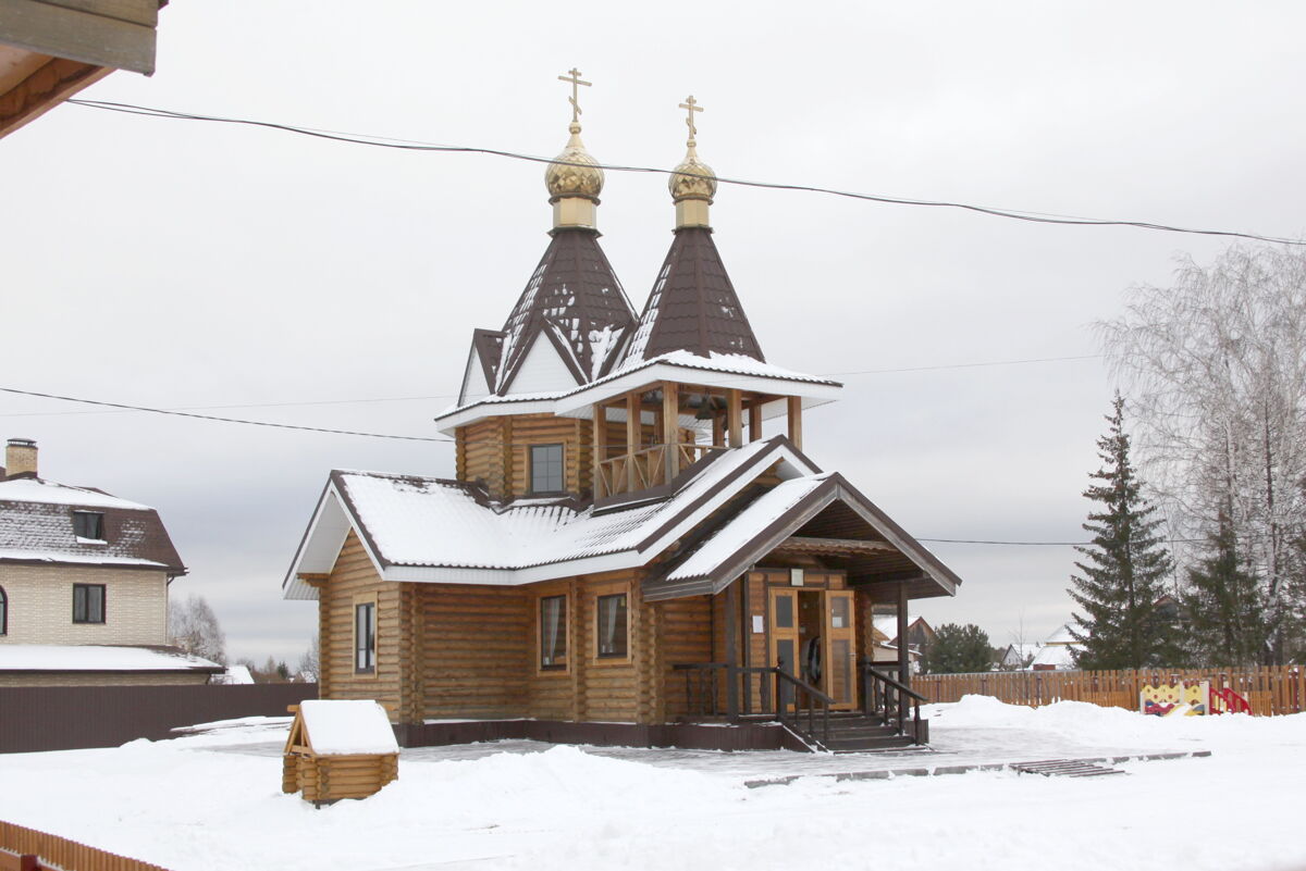 Церковь Николая Чудотворца, Становая (Берёзовский (Берёзовский ГО), Свердловская область). фасады, Вид с северо-запада