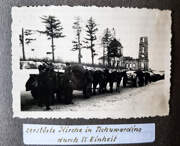 Церковь Димитрия Солунского, Единственное сохранившееся фото храма 1941 г. с аукциона e-bay.de<br>, Чувардино, Дмитровский район, Орловская область