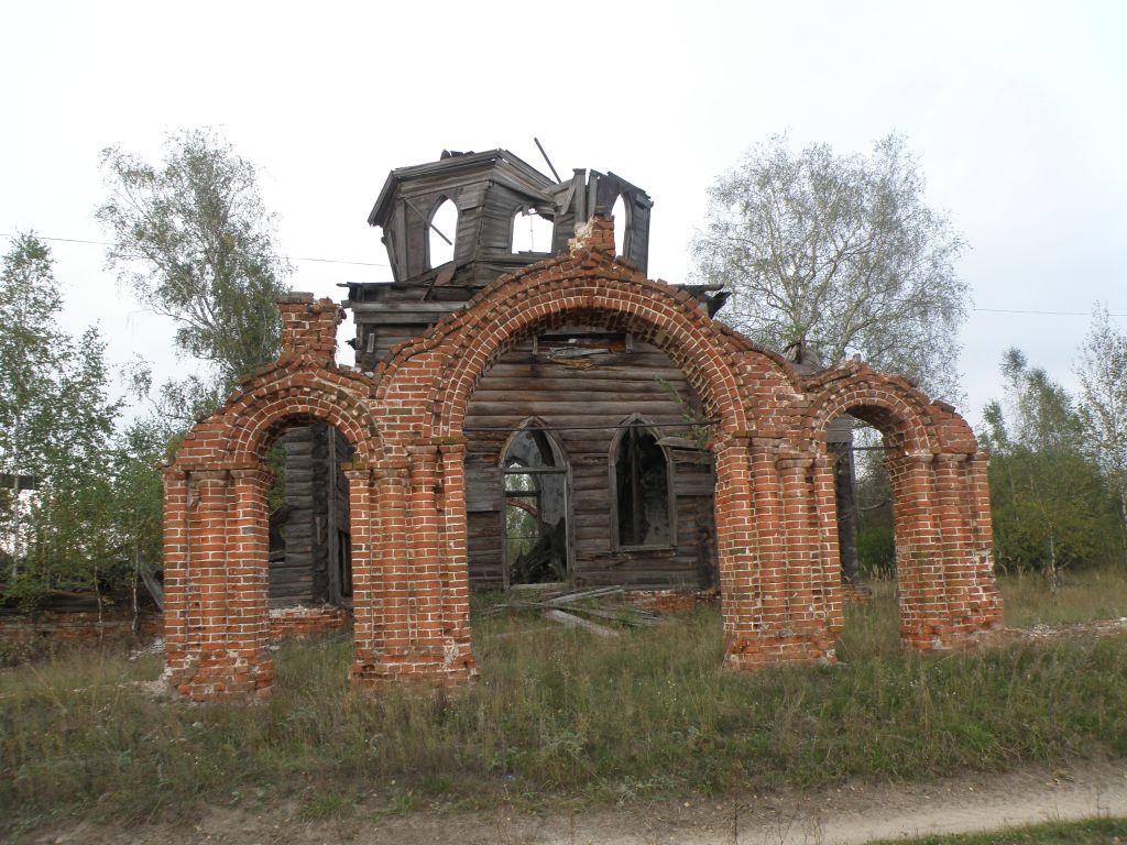 Церковь Троицы Живоначальной (старая), Полдеревка (Выкса, ГО, Нижегородская область). фасады