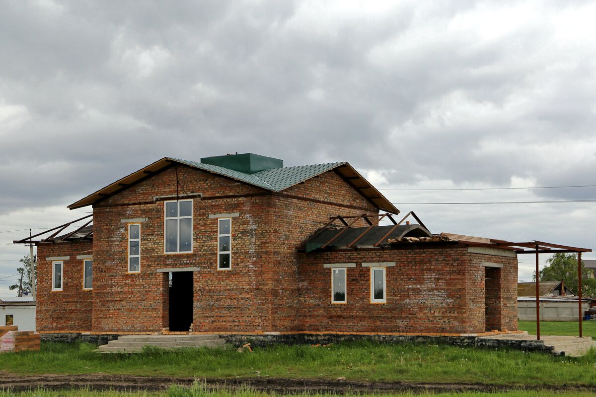 Церковь Матроны Московской, Верхний Карбуш (Омский район, Омская область). документальные фотографии