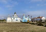 Храмовый комплекс при церкви Покрова Пресвятой Богородицы, Вид с юга<br>, Чижевичи, Солигорский район, Беларусь, Минская область