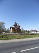 Церковь Илии Пророка (новая), Вид храма с ул. Дорожной<br>, Смольки, Городецкий район, Нижегородская область