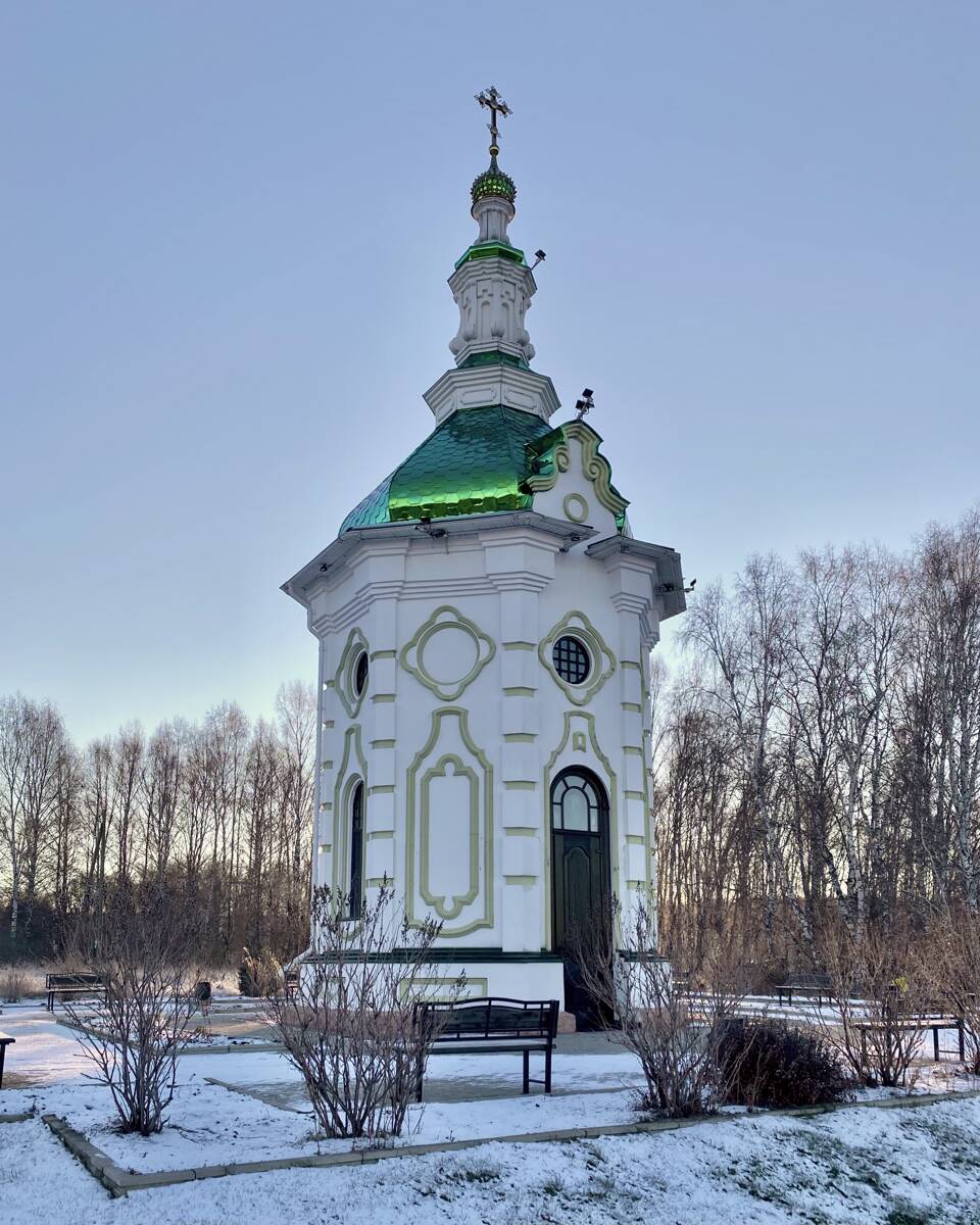 Часовня Николая Чудотворца, Большие Ключи (Рыбинский район, Красноярский край). фасады, Вид с СЗ
