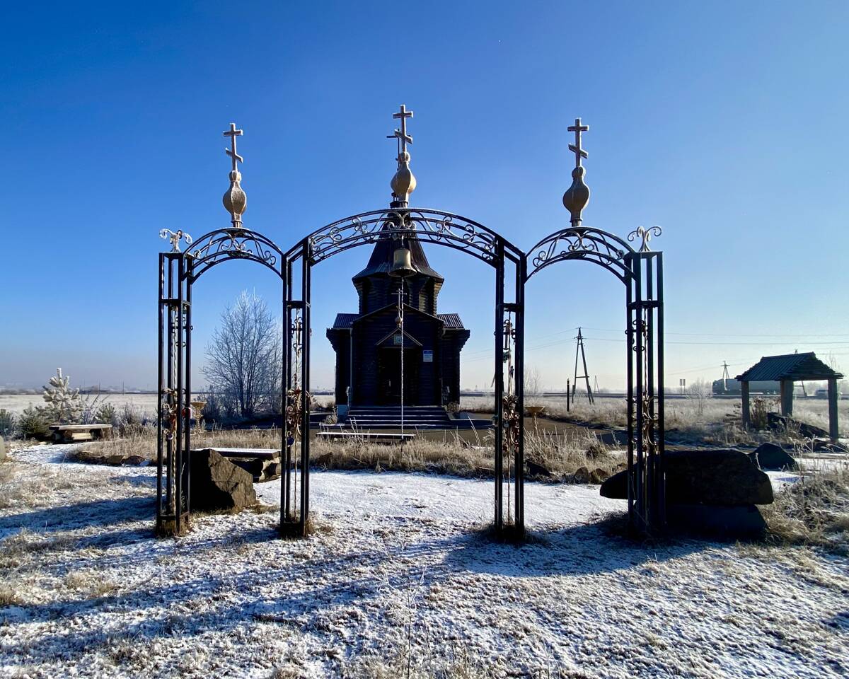 Часовня Николая Чудотворца, Левобережное (Канский район и г. Канск, Красноярский край). дополнительная информация, Звонница 