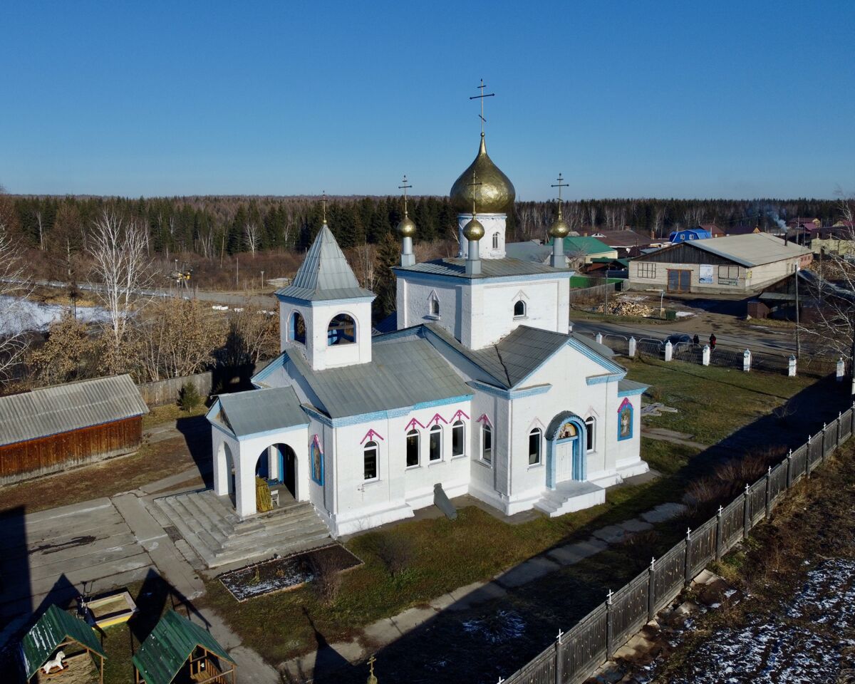 Церковь Михаила Архангела, Нижний Ингаш (Нижнеингашский район, Красноярский край). фасады, Вид с ЮЗ