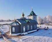 Церковь Преображения Господня, Вид с СВ<br>, Красный Маяк, Канский район и г. Канск, Красноярский край