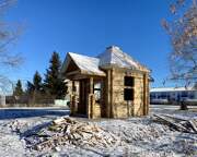 Часовня Николая Чудотворца (строящаяся), Вид с ЮЗ<br>, Карапсель, Иланский район, Красноярский край