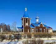 Церковь Покрова Пресвятой Богородицы, Вид с ул. Дзержинского <br>, Нижняя Пойма, Нижнеингашский район, Красноярский край
