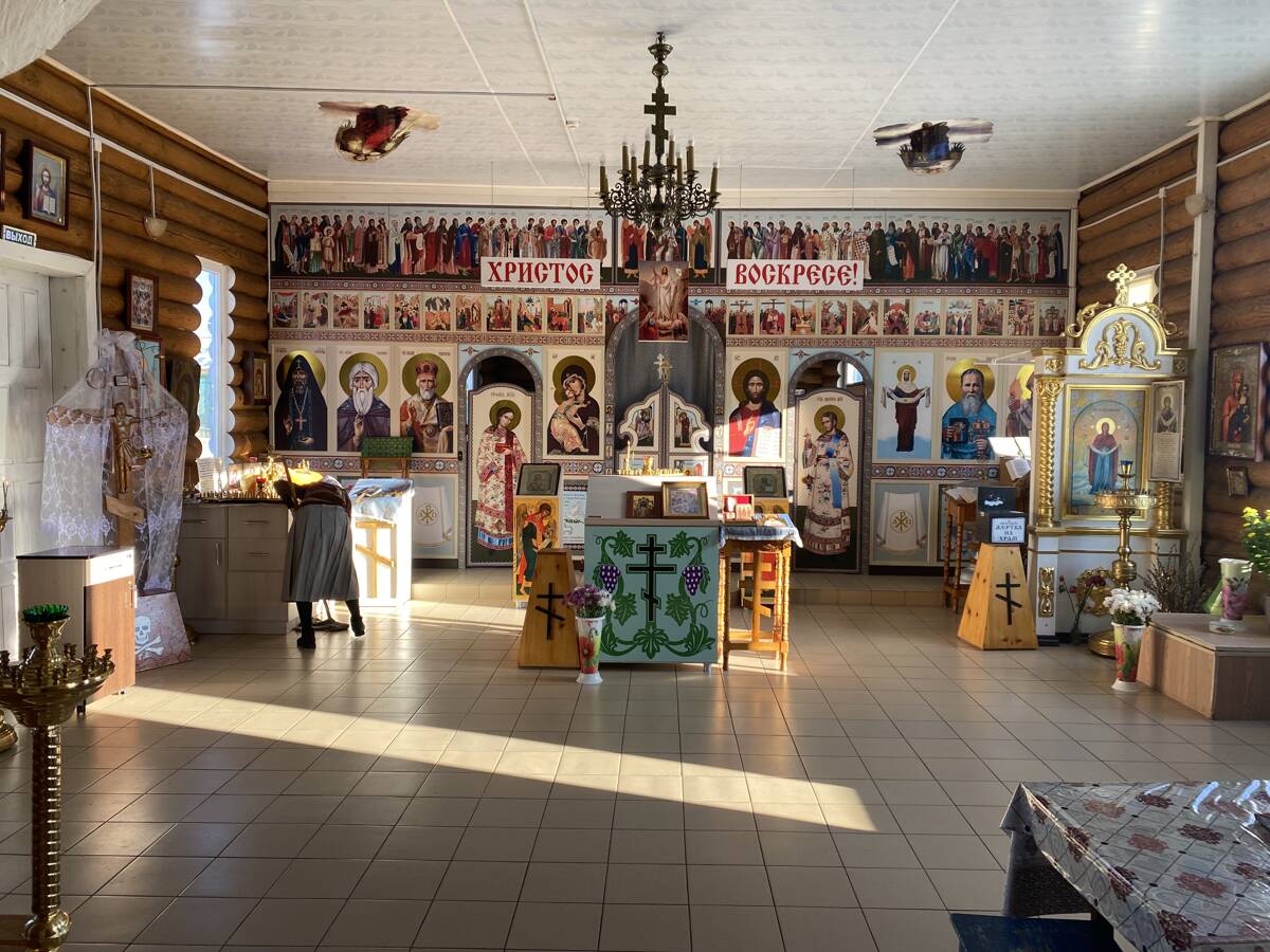 Церковь Покрова Пресвятой Богородицы, Нижняя Пойма (Нижнеингашский район, Красноярский край). интерьер и убранство