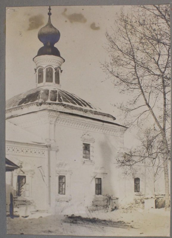 1929 г. goskatalog.ru, архивная фотография. Островоезерский Троицкий монастырь. Церковь Казанской иконы Божией Матери (старая), Ворсма (Павловский район, Нижегородская область)