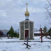 Часовня Александра Невского и Лидии мученицы (строящаяся), Вид с СЗ<br>, Абан, Абанский район, Красноярский край