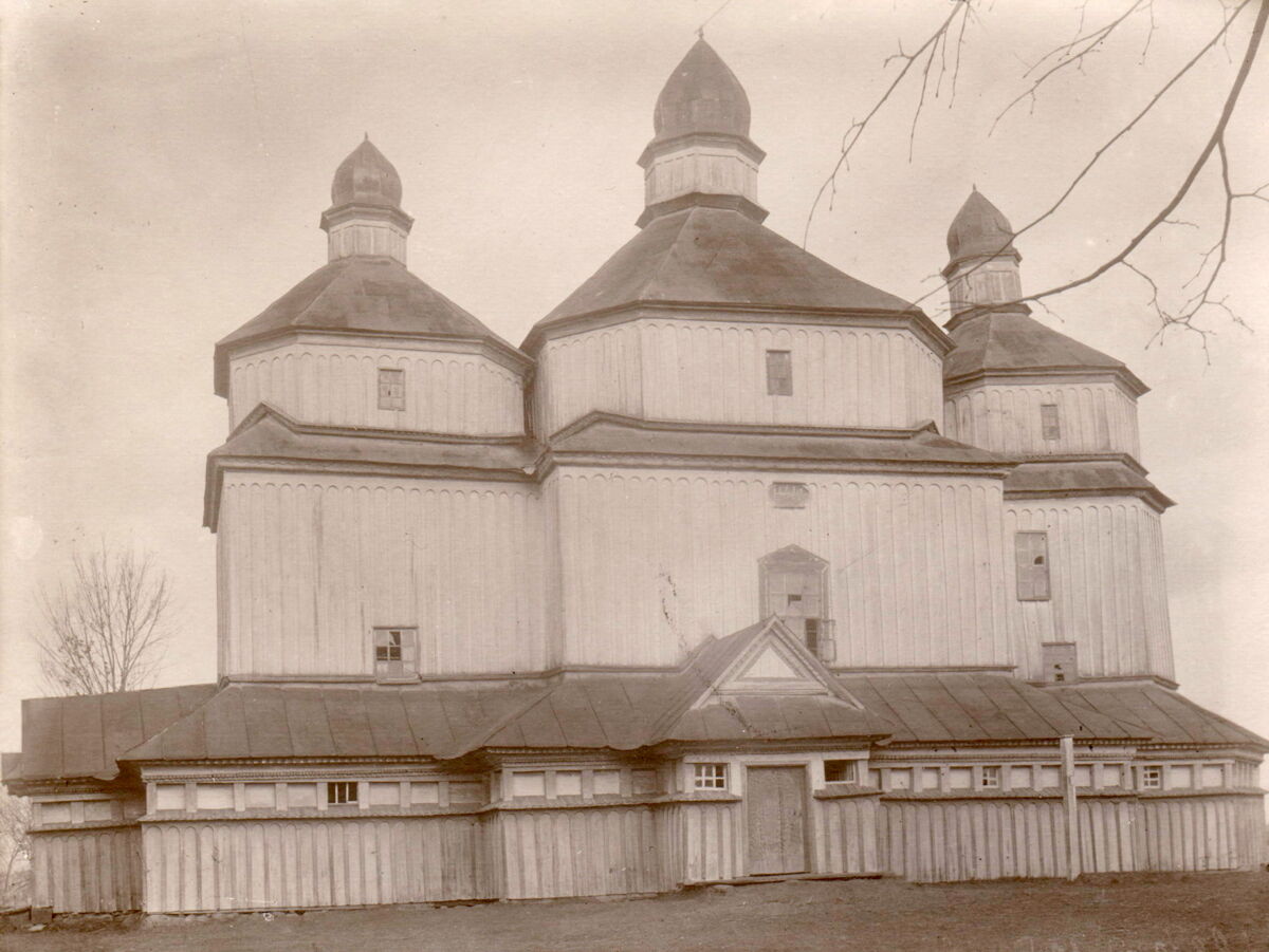 Церковь Воскресения Христова, Подлубы (Звягельский район, Украина, Житомирская область). архивная фотография, Фото первой трети ХХ века