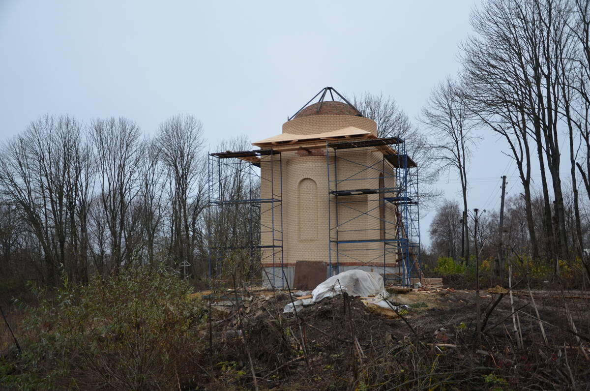 Часовня Андрея Первозванного (строящаяся), Селихово (Знаменский район, Орловская область). документальные фотографии