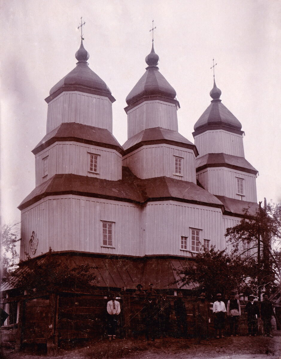 Церковь Покрова Пресвятой Богородицы (старая), Луги (Гайсинский район, Украина, Винницкая область). архивная фотография, Фото первой трети ХХ века