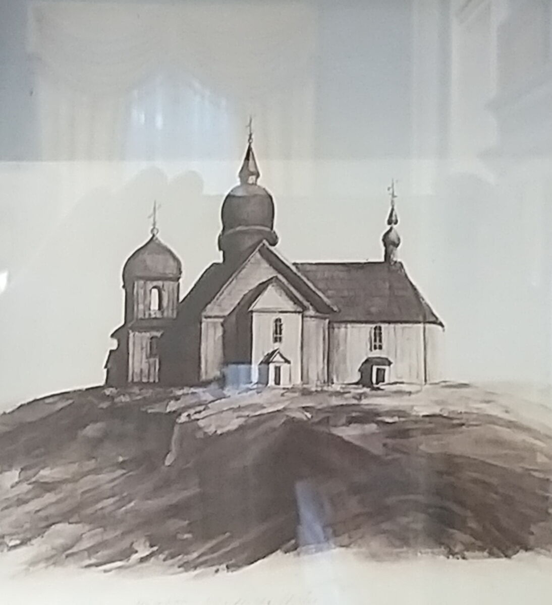 Церковь Илии Пророка, Кричев (Кричевский район, Беларусь, Могилёвская область). графика