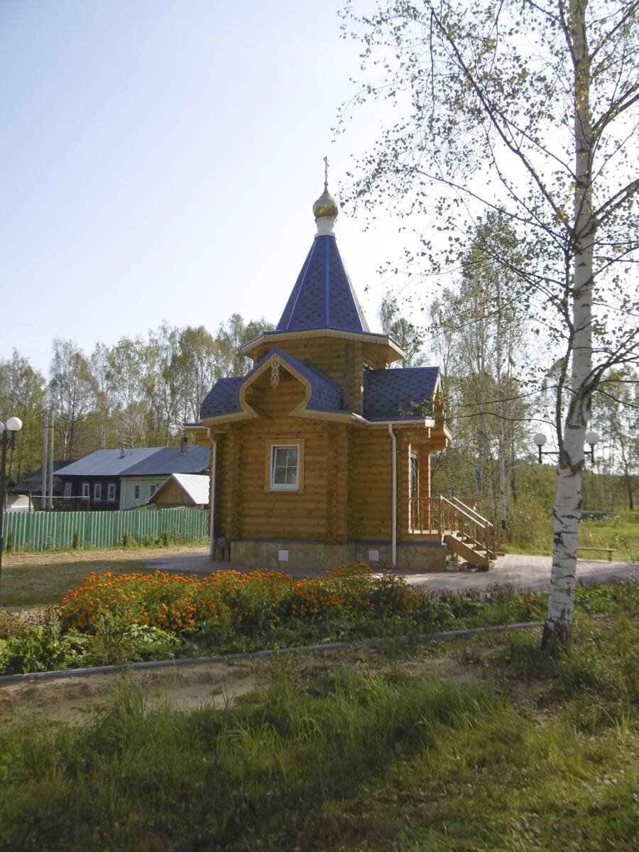 Часовня Параскевы Пятницы, Докукино (Воскресенский район, Нижегородская область). фасады, Вид часовни с северной стороны