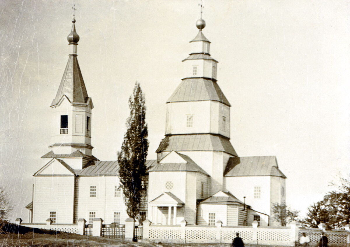 Церковь Успения Пресвятой Богородицы в Вороновке, Самарь (Самаровский район, Украина, Днепропетровская область). архивная фотография, Фото первой трети ХХ века