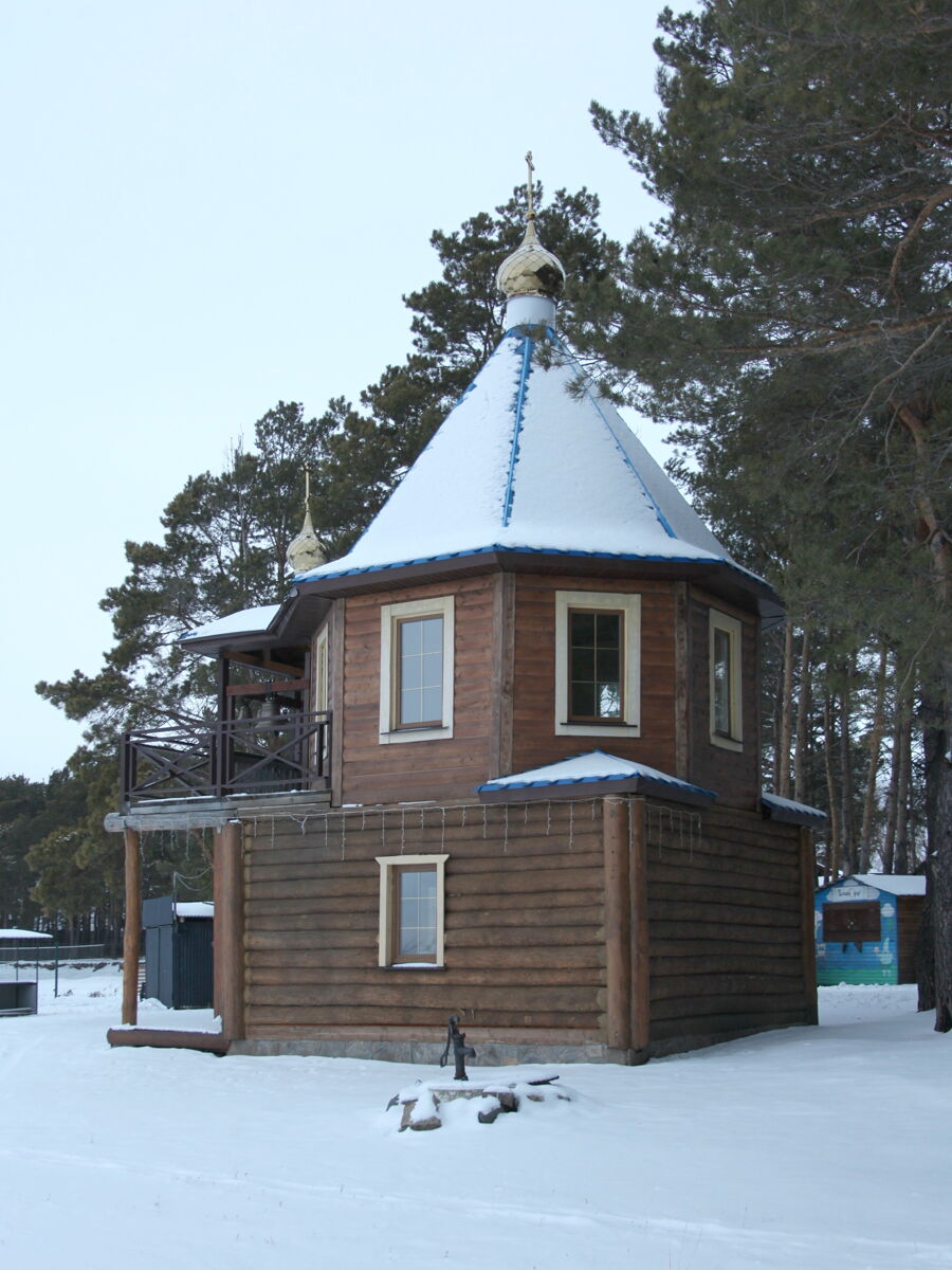 Часовня Николая Чудотворца, Арамиль, город (Сысертский район (Сысертский ГО и Арамильский ГО), Свердловская область). фасады, Вид с юго-востока