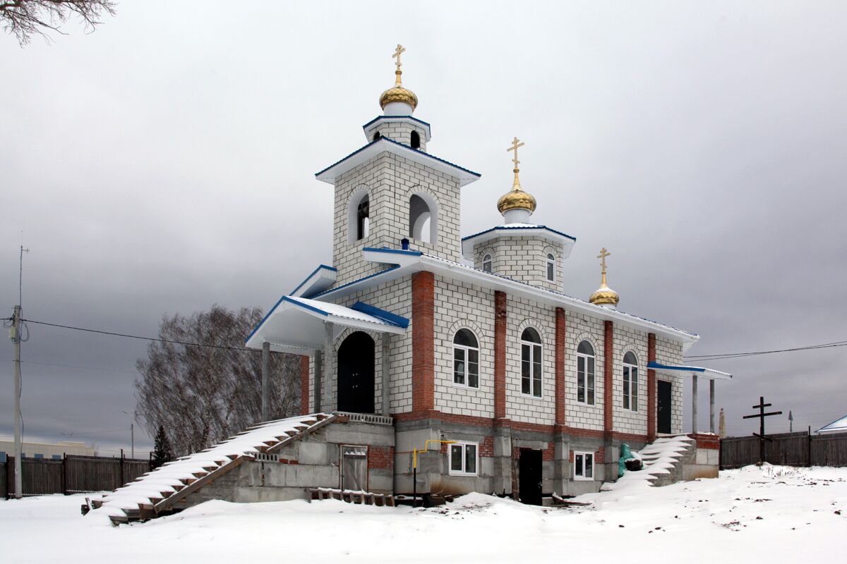 Церковь Покрова Пресвятой Богородицы (новая), Сарапулка (Берёзовский (Берёзовский ГО), Свердловская область). фасады, Вид с юго-запада