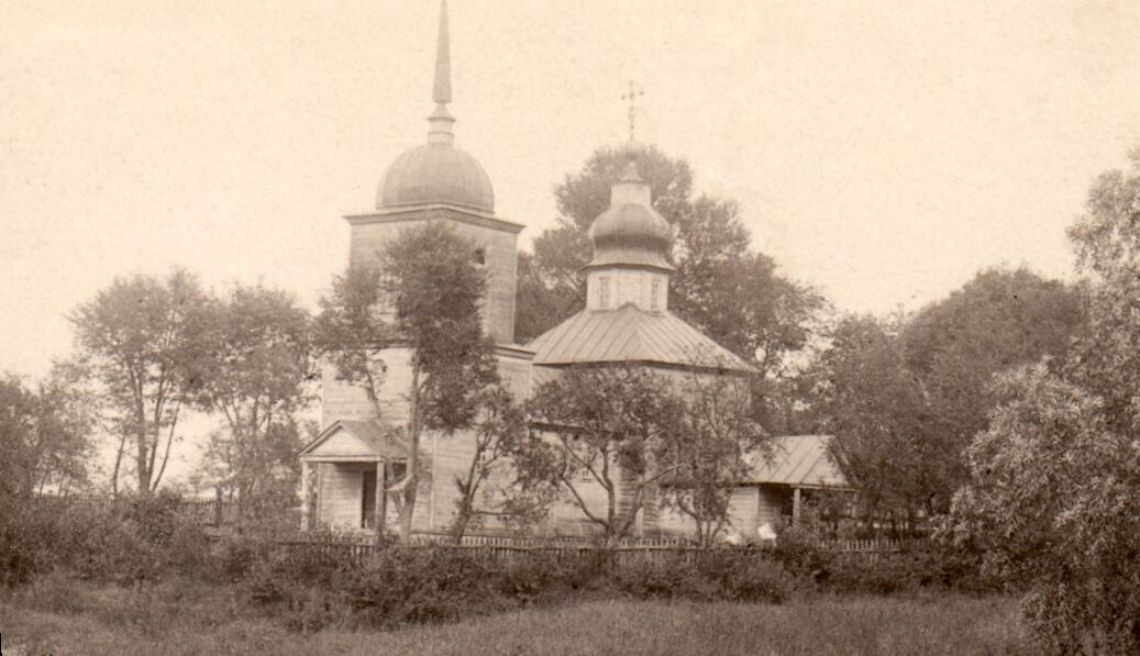 Церковь Николая Чудотворца, Полуботки (Черниговский район, Украина, Черниговская область). архивная фотография, Фото первой трети ХХ века