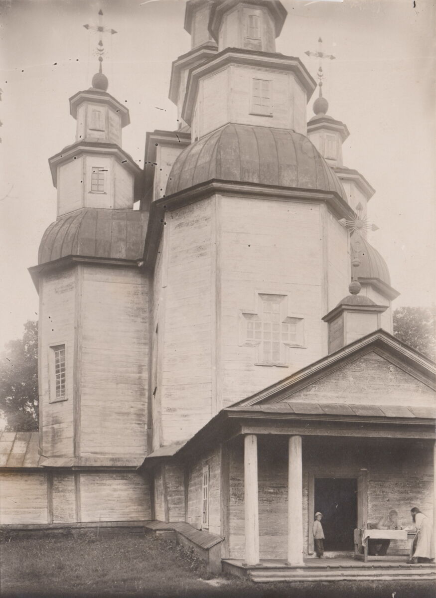 Церковь Троицы Живоначальной, Пакуль (Черниговский район, Украина, Черниговская область). архивная фотография, Фото первой трети ХХ века
