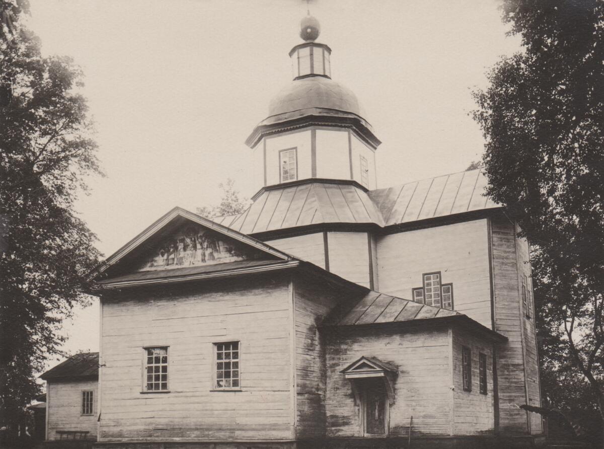 Церковь Вознесения Господня в селе Вьюнище, Сосница (Корюковский район, Украина, Черниговская область). архивная фотография, Фото первой трети ХХ века