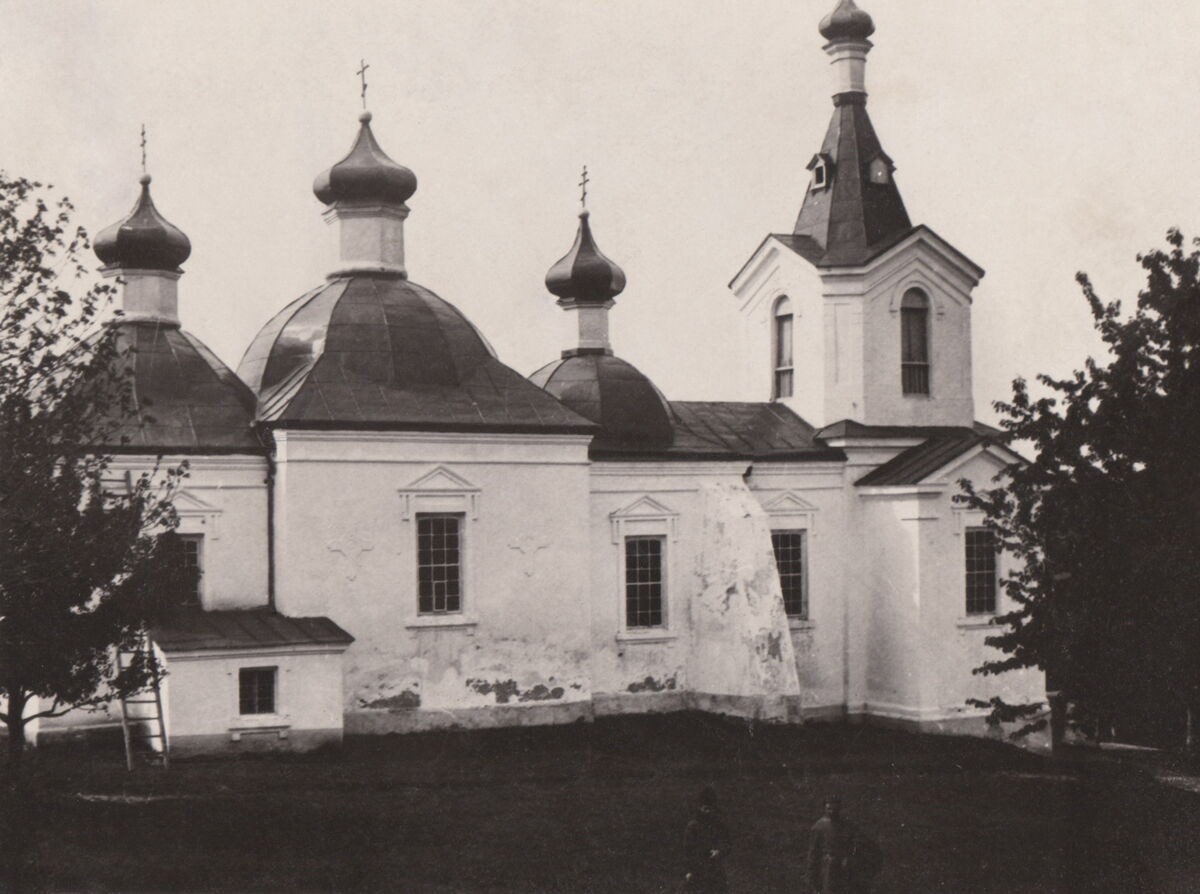 Церковь Николая Чудотворца, Охлопов (Гороховский район, Украина, Волынская область). архивная фотография, Фото первой трети ХХ века