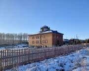 Домовая церковь Покрова Пресвятой Богородицы в келейном корпусе, Вид с СВ<br>, Бородино, Бородино, город, Красноярский край