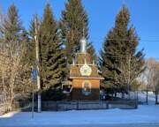 Часовня Покрова Пресвятой Богородицы, Вид с Бородинской улицы<br>, Бородино, село, Рыбинский район, Красноярский край