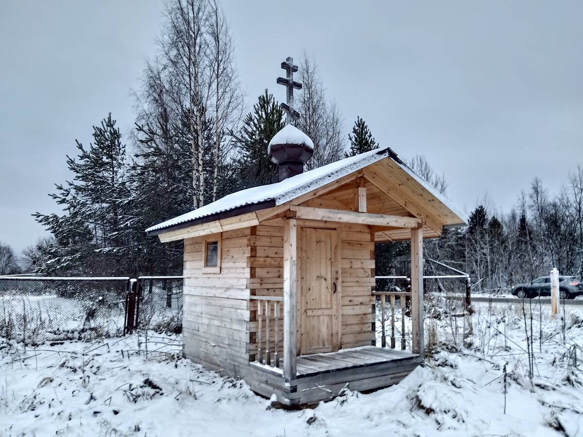 Неизвестная часовня, Верхние Валдушки (Приморский район, Архангельская область). фасады