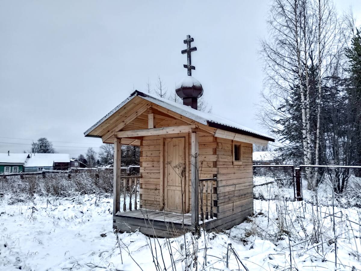 Неизвестная часовня, Верхние Валдушки (Приморский район, Архангельская область). фасады