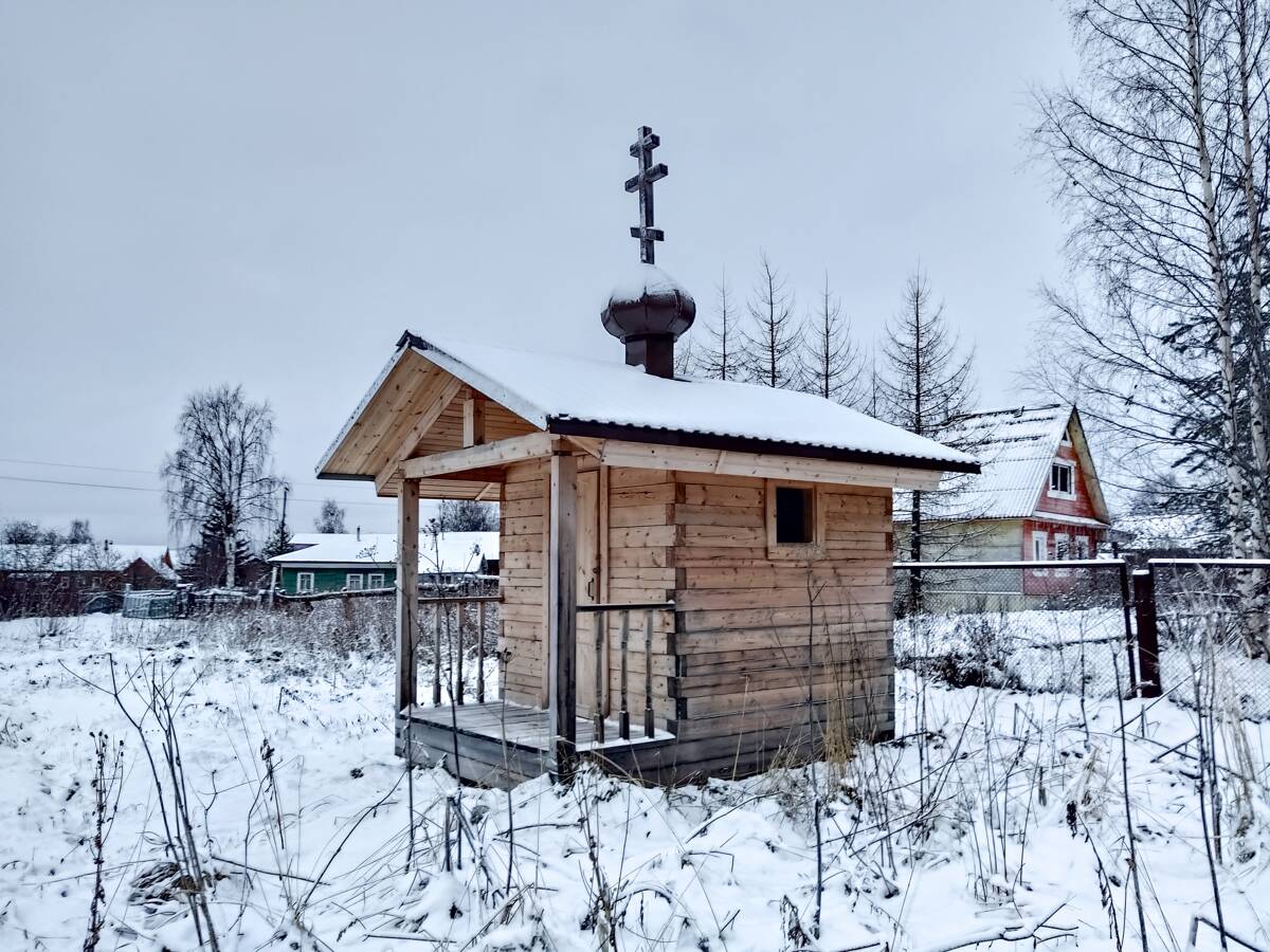 Неизвестная часовня, Верхние Валдушки (Приморский район, Архангельская область). фасады