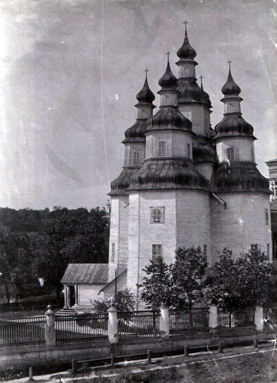 Церковь Покрова Пресвятой Богородицы (старая), Ромны (Роменский район, Украина, Сумская область). архивная фотография, Из частной коллекции Михаила Мещанинова. В Ромнах