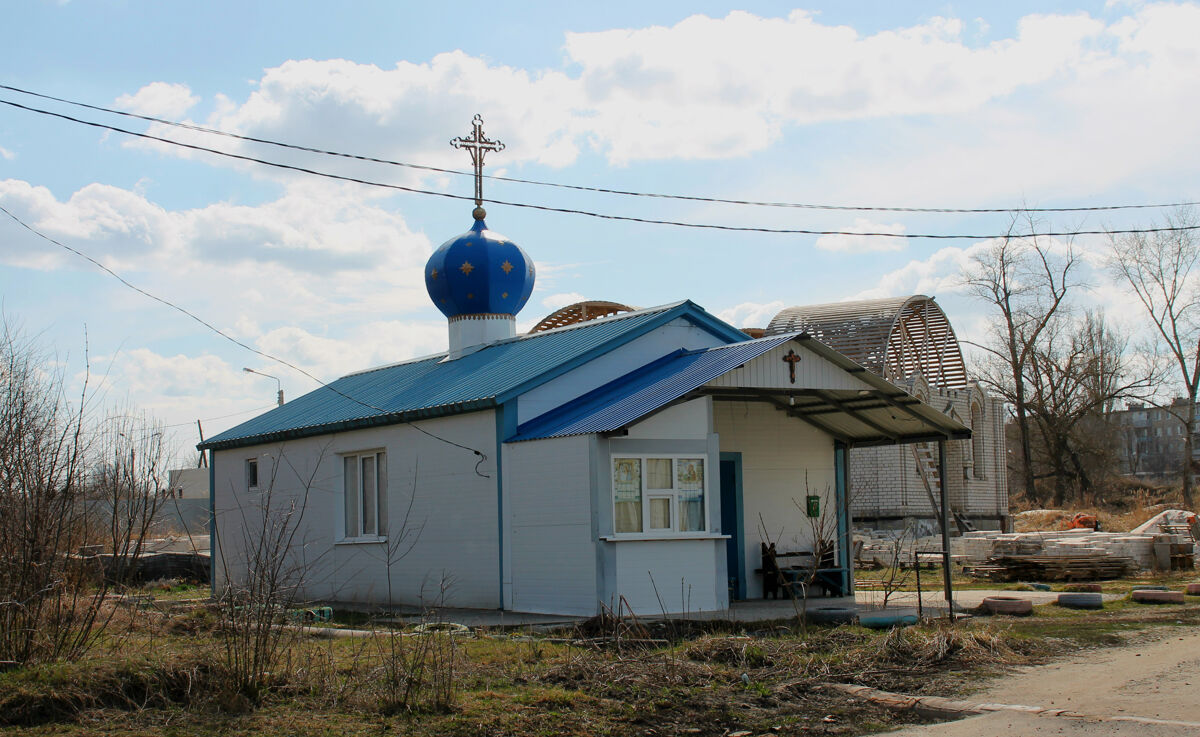 Церковь Владимира равноапостольного, Стрелица (Семилукский район, Воронежская область). дополнительная информация, Временный храм