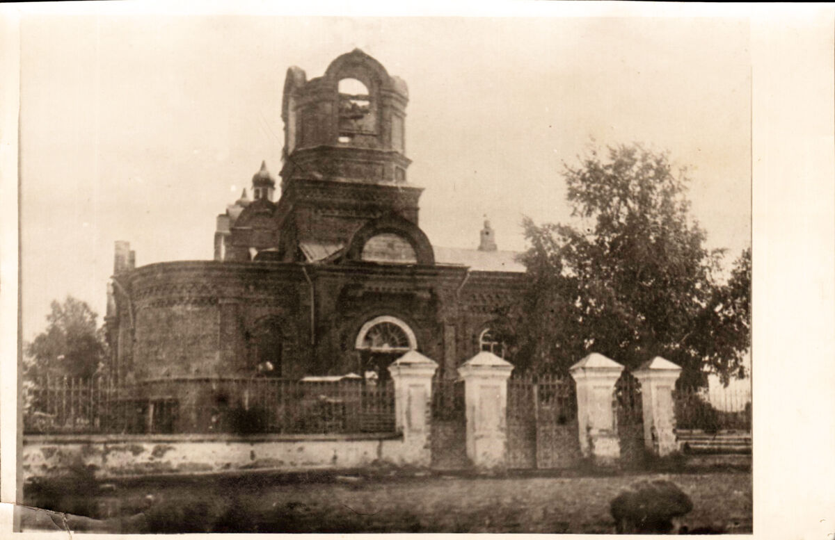 Церковь Михаила Архангела (старая), Тогул (Тогульский район, Алтайский край). архивная фотография, Фото 1930-х годов из фондов Алтайского государственного краеведческого музея