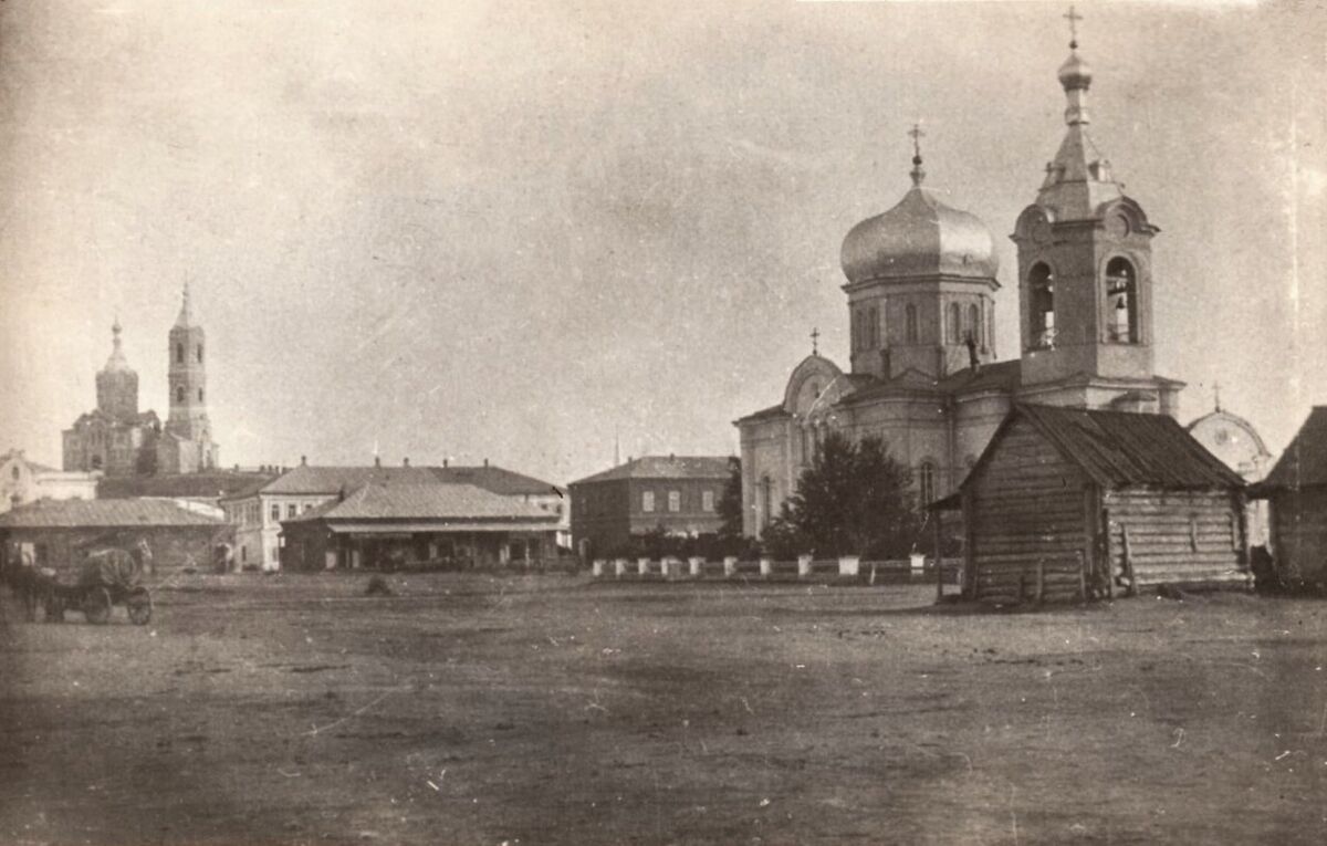 Церковь Николая Чудотворца (?), Орск (Орск, город, Оренбургская область). архивная фотография, Старинное фото из частного архива
