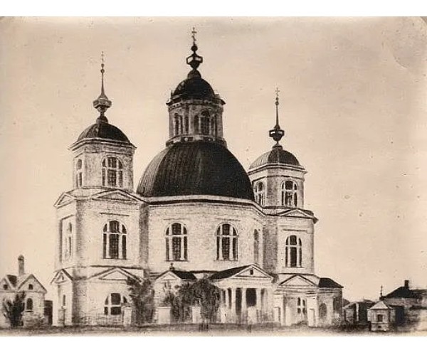 Церковь Троицы Живоначальной, Новая Калитва (Россошанский район, Воронежская область). архивная фотография, Фото начала ХХ в. Из открытых источников
