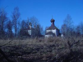Ильинское, урочище. Храмовый комплекс. Церкви Воскресения Христова и Казанской иконы Божией Матери