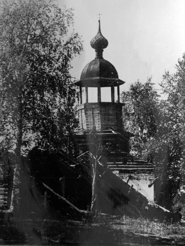 Церковь Успения Пресвятой Богородицы, Усть-Андога, урочище (Белозерский район, Вологодская область). архивная фотография, 1980 г. https://www.booksite.ru/civk/M-6.html