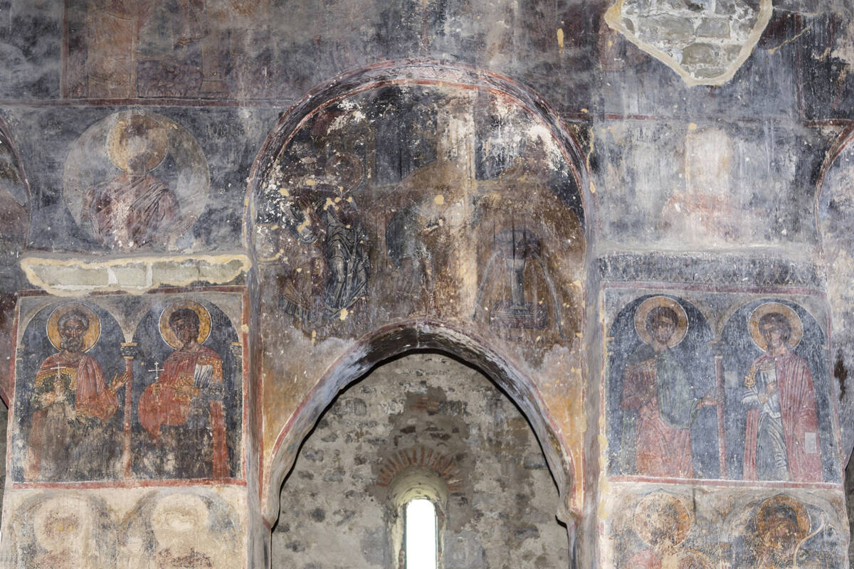 Троицкий женский монастырь. Собор Троицы Живоначальной, Хашми (Кахетия, Грузия). интерьер и убранство