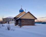 Новая Еловка. Воздвижения Креста Господня (новая), церковь